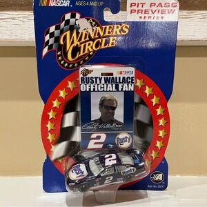 NASCAR Rusty Wallace #2 1:64 Scale Winners Circle Diecast Toy Car